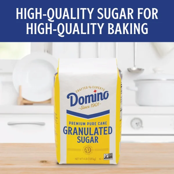 Domino Premium Pure Cane Granulated Sugar, 4 lb - Image 2