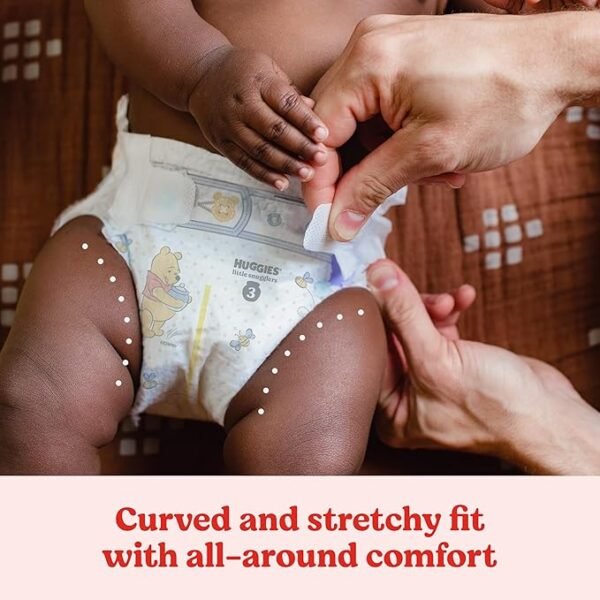 Huggies Newborn Diapers, Little Snugglers Newborn Diapers, Size Newborn (up to 10 lbs), 144 Count - Image 2