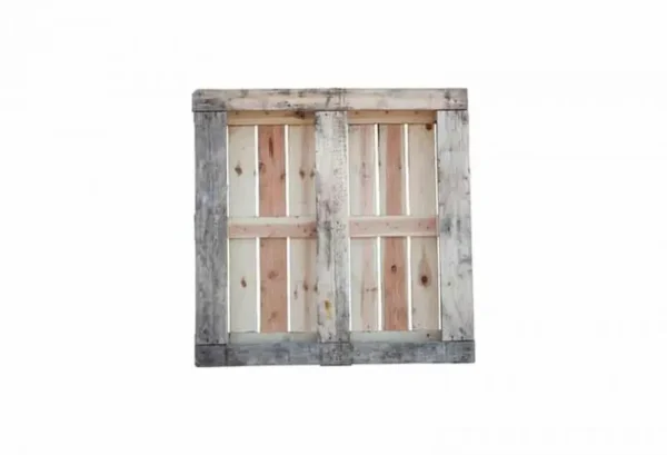 Block pallet perimeter base heavy weight 120x120cm, reconditioned - Image 2