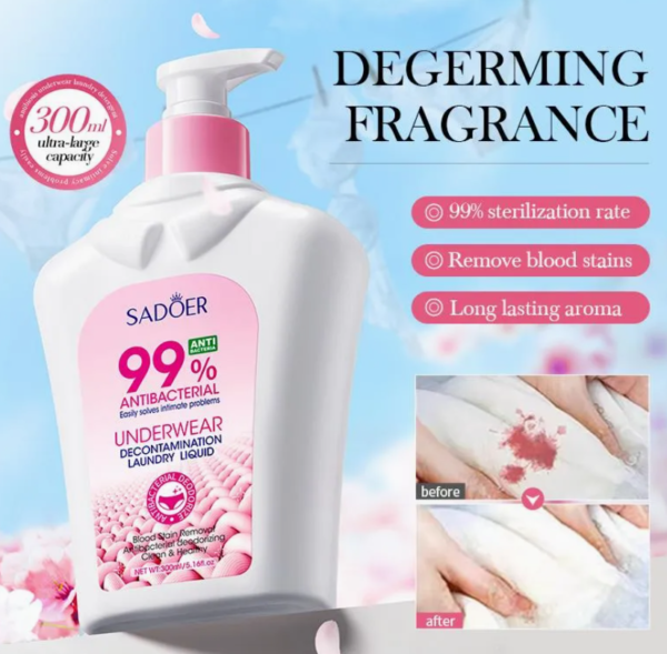 Online Wholesale and Retail Antibacterial Floral Scented Disposable Underwear Laundry Liquid Persil Detergent Decontamination Detergent for Apparel